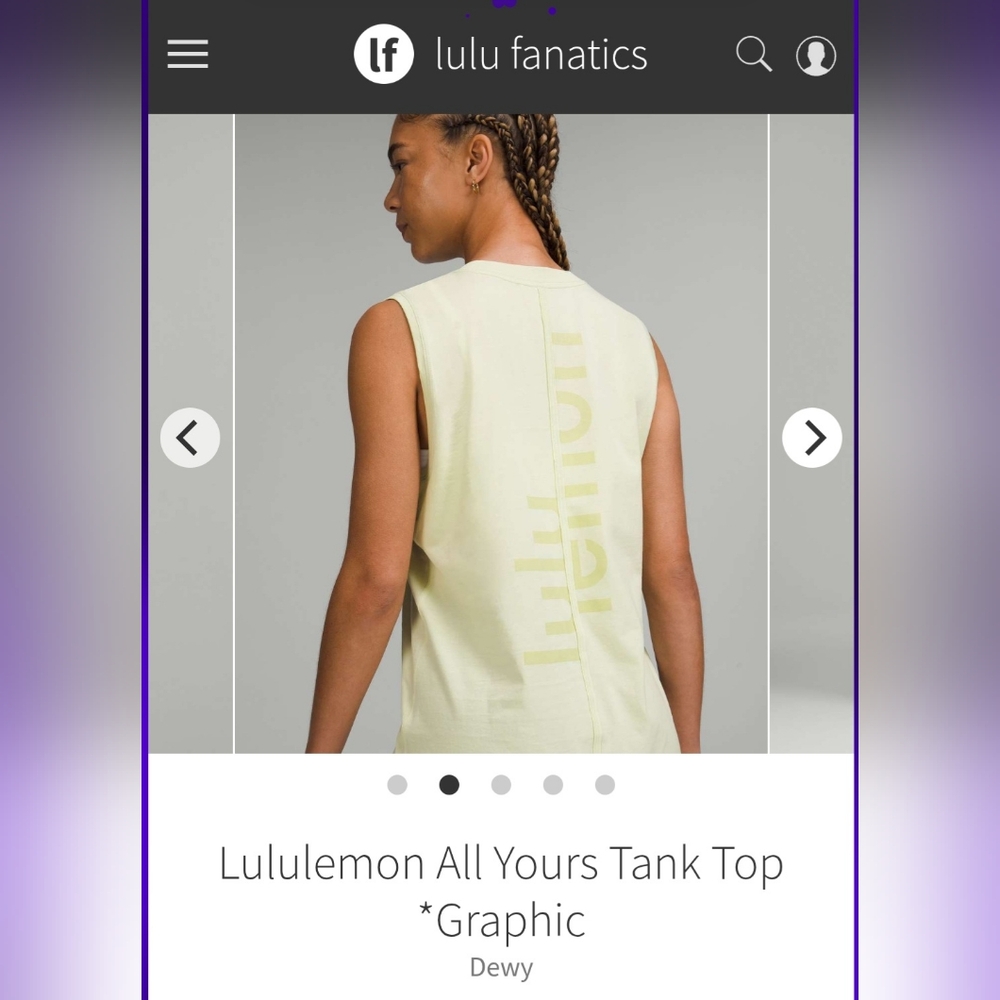 Lululemon All Yours Tank Top - Picture 7 of 7